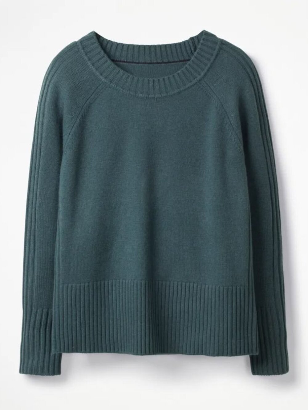 EUC Boden Heidi Sweater, Teal, XL (wool/cashmere blend)